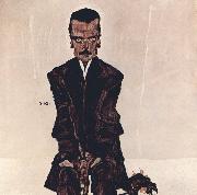 Egon Schiele Portrait of the Publisher Eduard Kosmack (mk12) oil painting on canvas